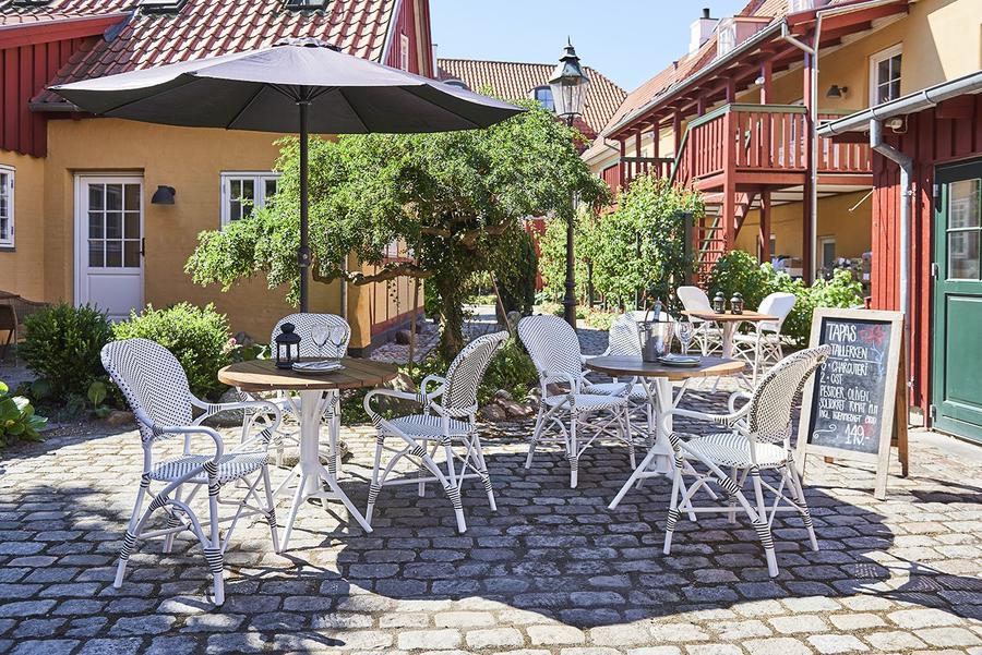 Franske bistro stole til udendørs brug - Alu Affaire