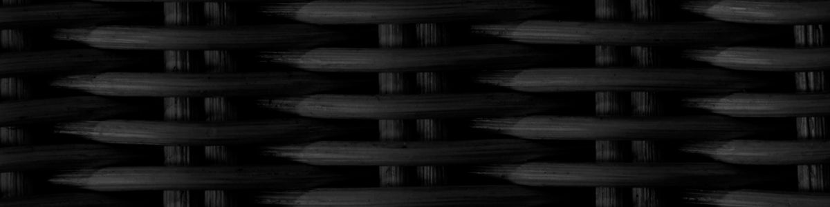 Black core weave Rattan frame — specialfarveprøve til Sika-Design møbler