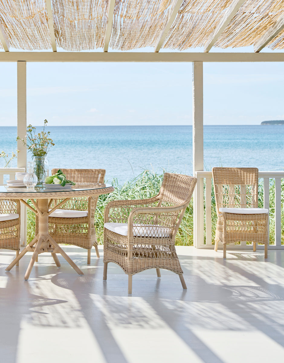 Sika-Designs Georgia Garden Kollektion — en Exterior-kollektion der kombinerer ArtFibre vævning med et aluminiumsstel i bløde, haveinspirerede toner