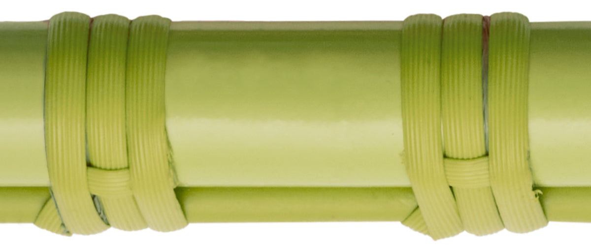 Lime green aluminiumsstel med matchende ArtFibre vævning — specialfarve til Sika-Design Exterior møbler