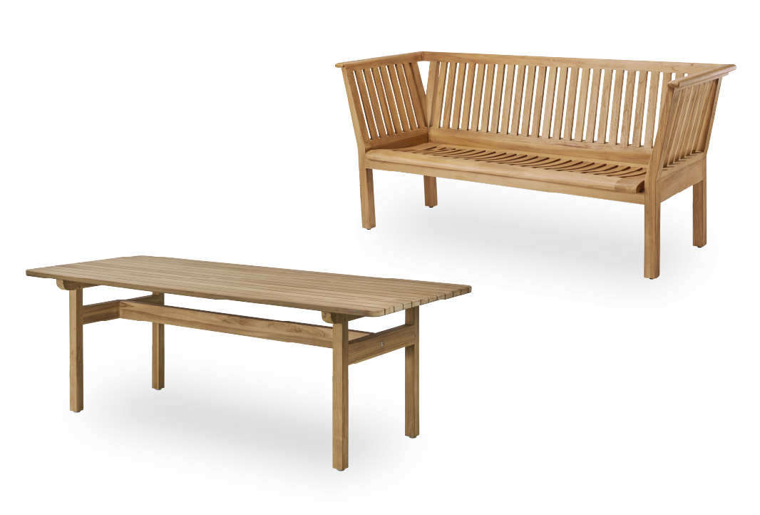 St_Catherine_teak_bench_and_Tobias_teak_table_by_Arne_Jacobs