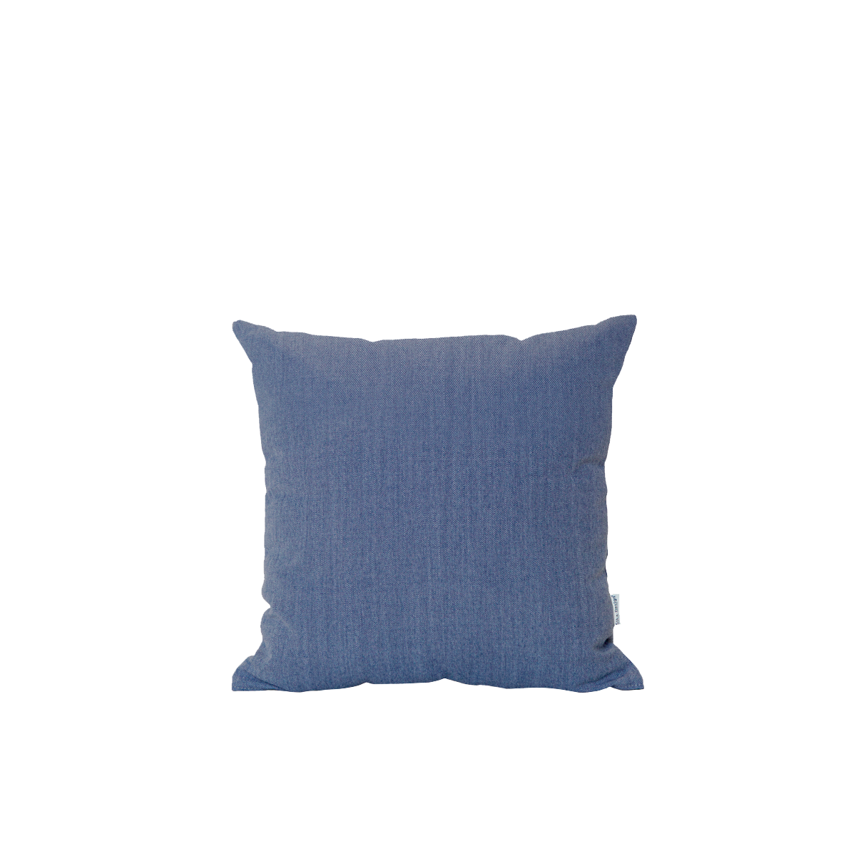 Dette er et billede af pude 50X50 EYA615 i Denim til udendørs brug.