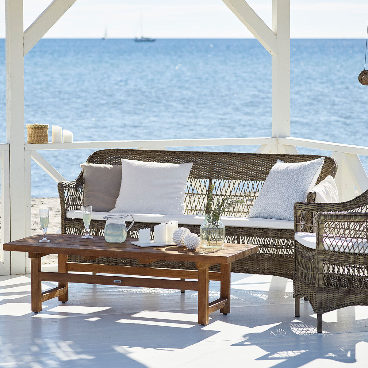 Sædehynde | Charlot 3 Pers. Exterior Sofa