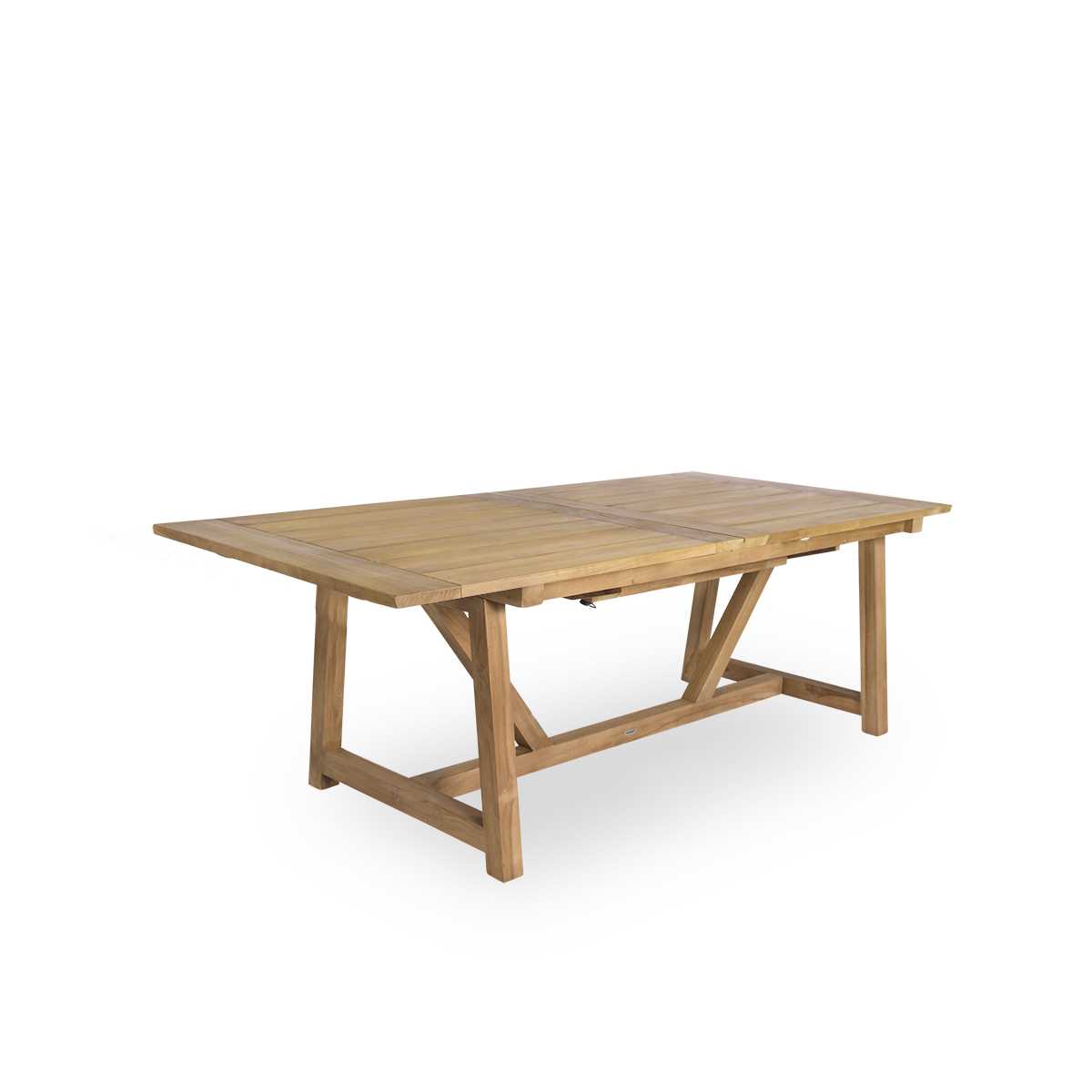 Dette er et nærbillede af George Exterior Extendable Table 200(280) i outdoor Teak.