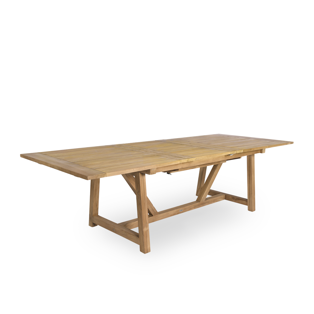 Dette er et nærbillede af George Exterior Extendable Table 200(280) i outdoor Teak.