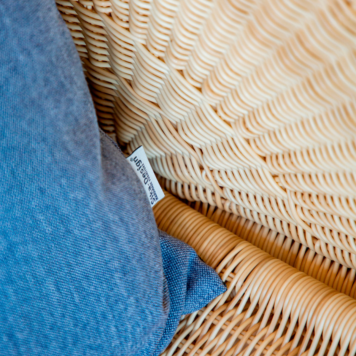 50X50 Udendørs pude | A615 Denim