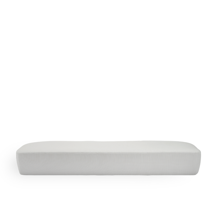 Billede af Seat cushion | Charlottenborg Exterior 3-Seater Sofa vist med hvidt stof