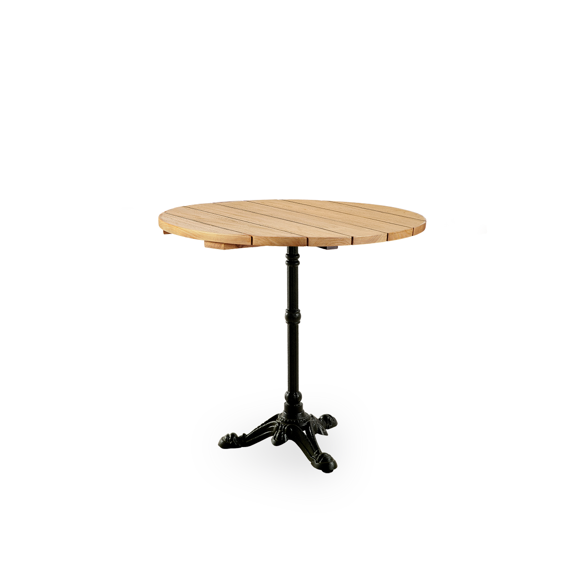 Dette er et billede af Lyon Café Table med teaktop.