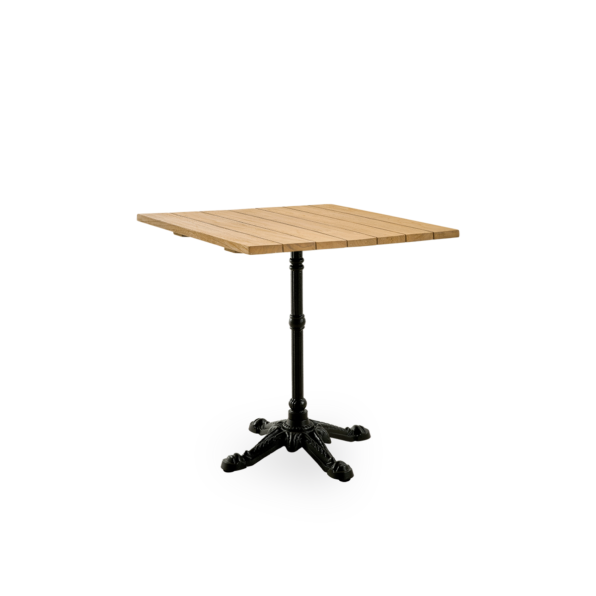 Dette er et billede af Lyon Café Table med teaktop.