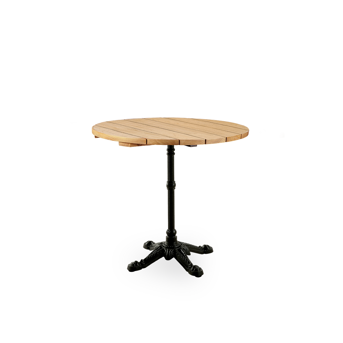 Dette er et billede af Lyon Café Table med teaktop.