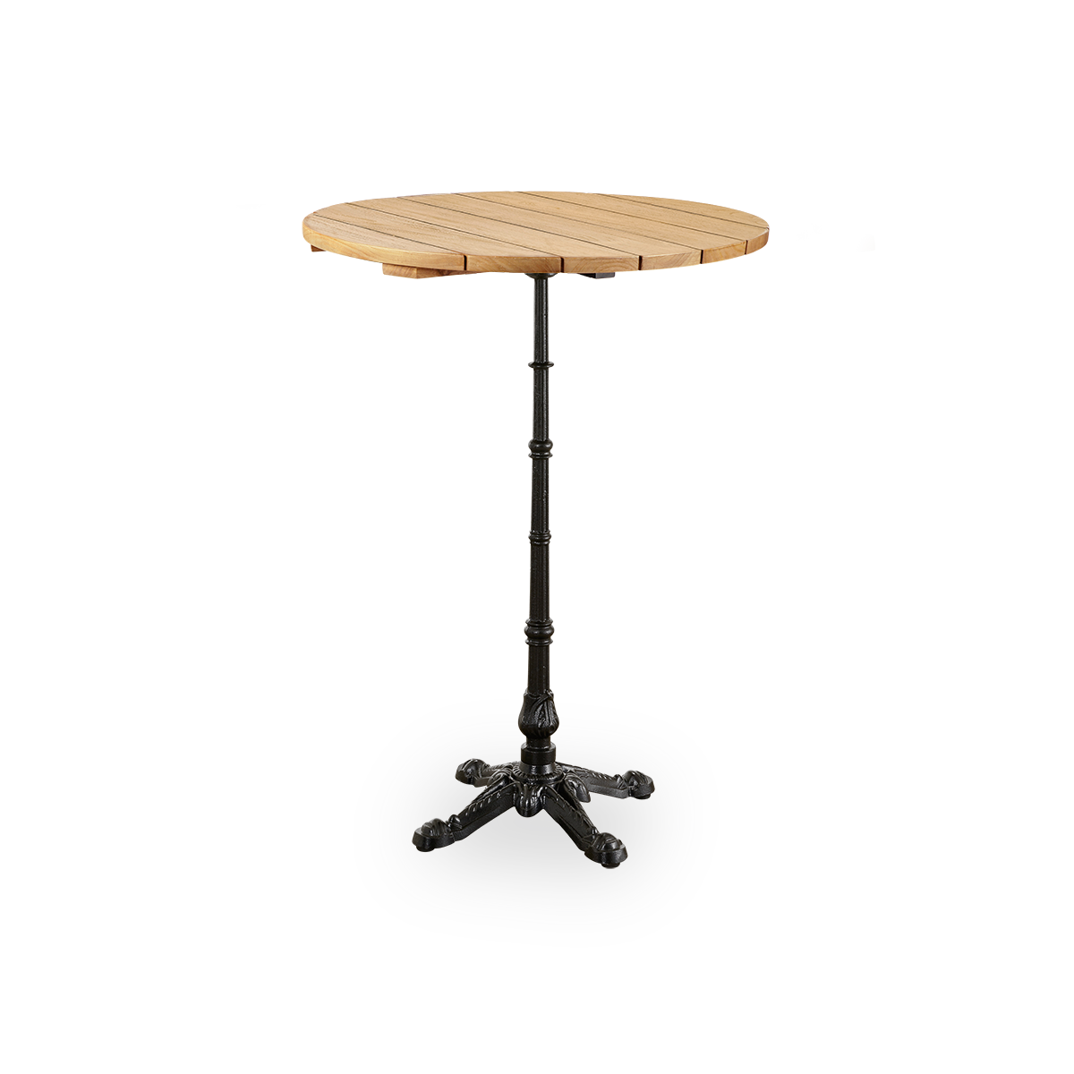 Dette er et billede af Lyon Café Table med teaktop.
