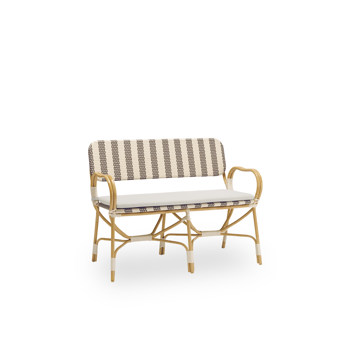Dette er et produktbillede af A670 Bistro bench seat cushion outdoor.