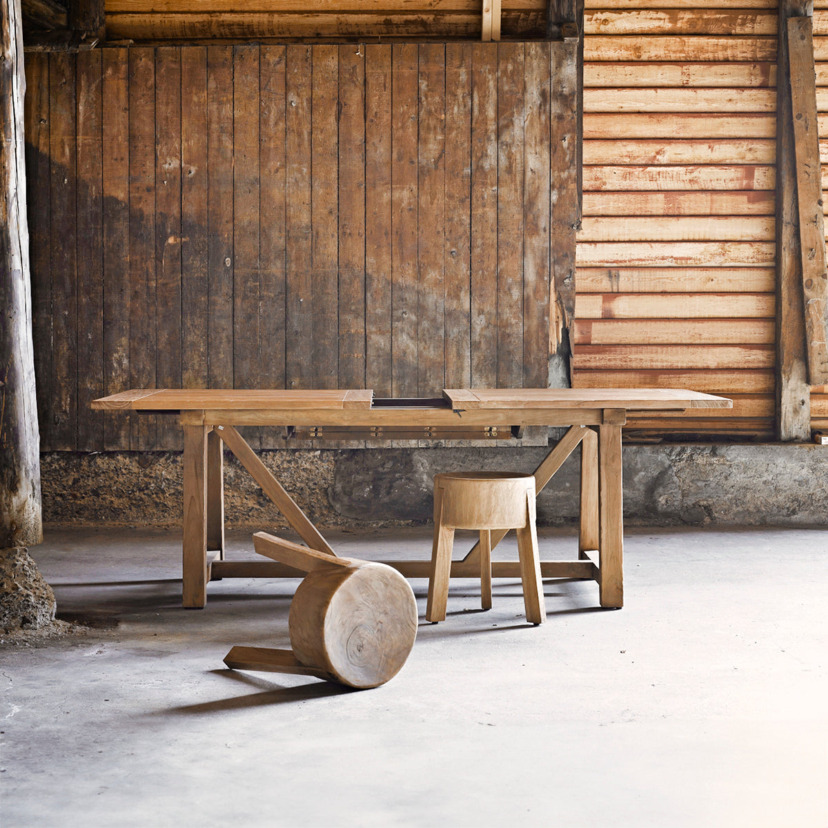 George Teak Udtræksbord 200/280x100 cm