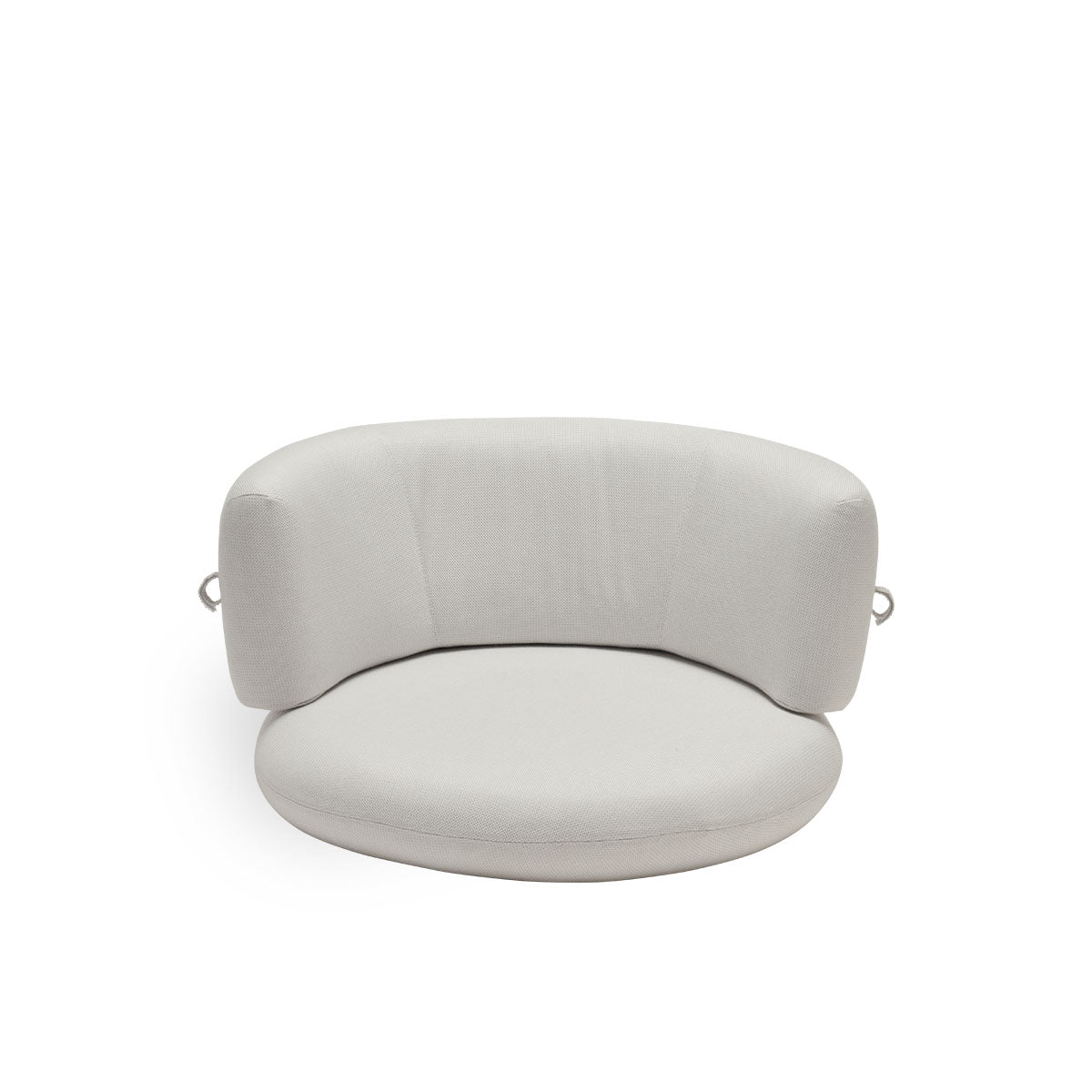Billede af Seat- and back cushion | Coco Exterior Lounge Chair vist med hvidt stof