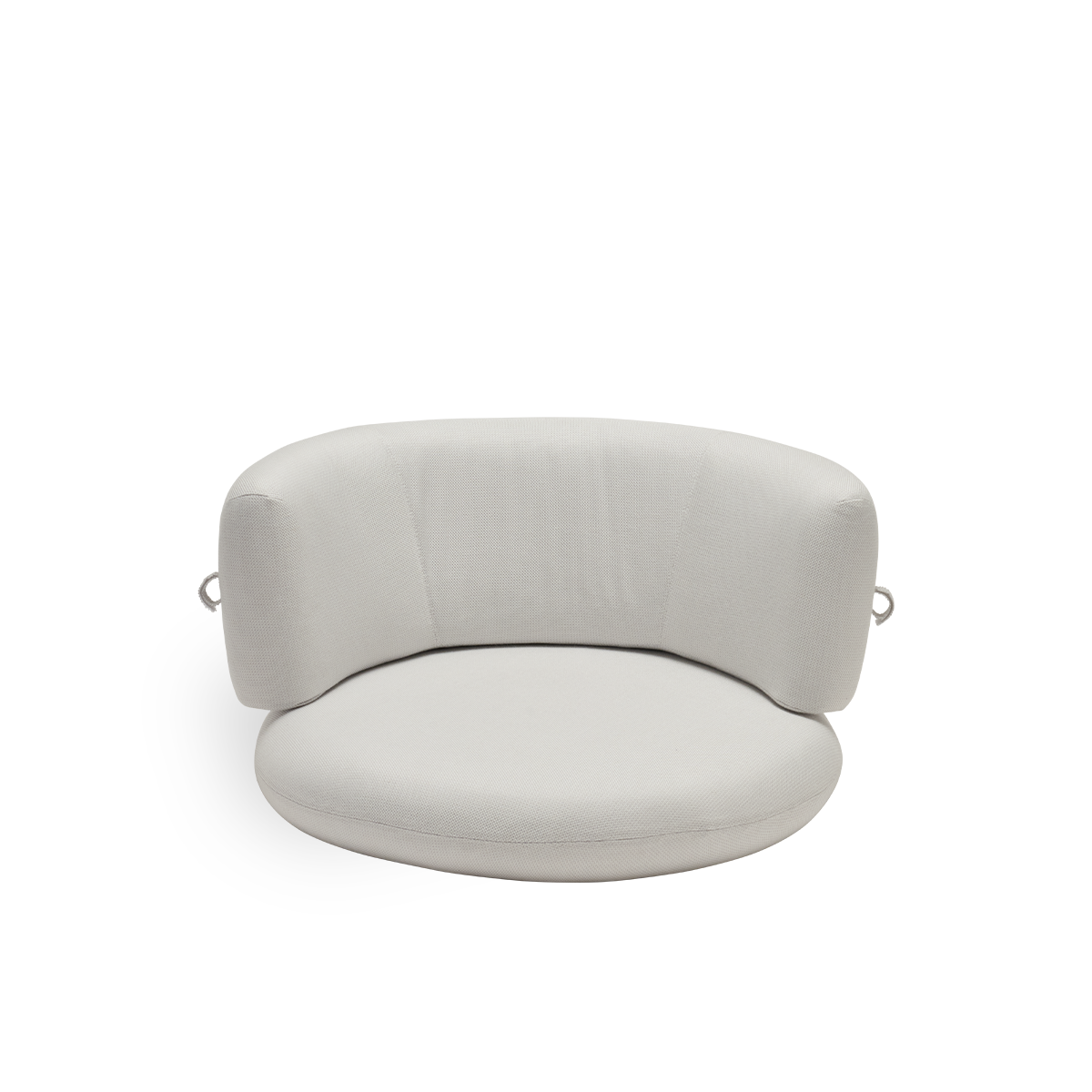 Billede af Seat- and back cushion | Coco Exterior Lounge Chair vist med hvidt stof