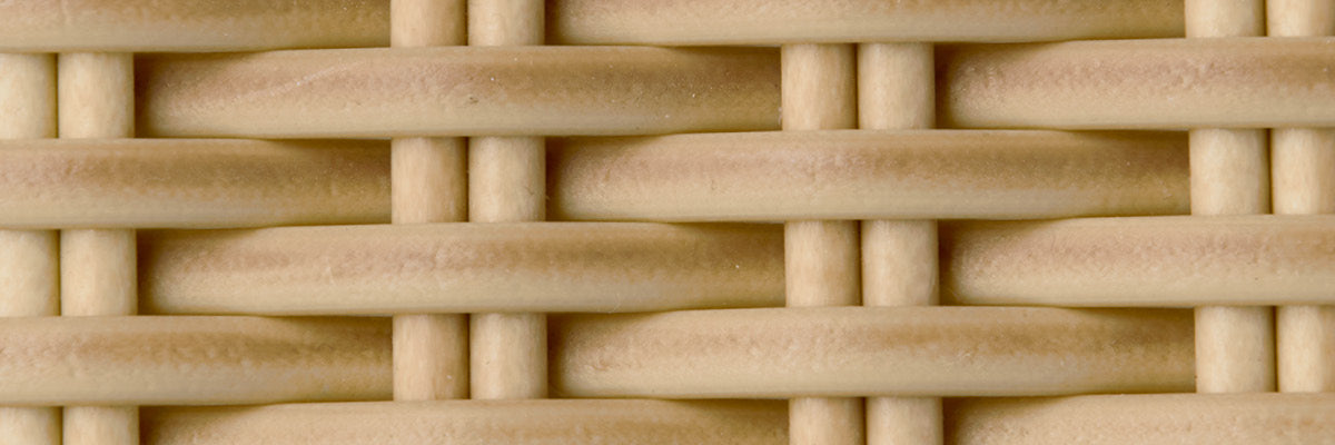 Natural ArtFibre and Aluminium — standard stock color sample for Sika-Design furniture