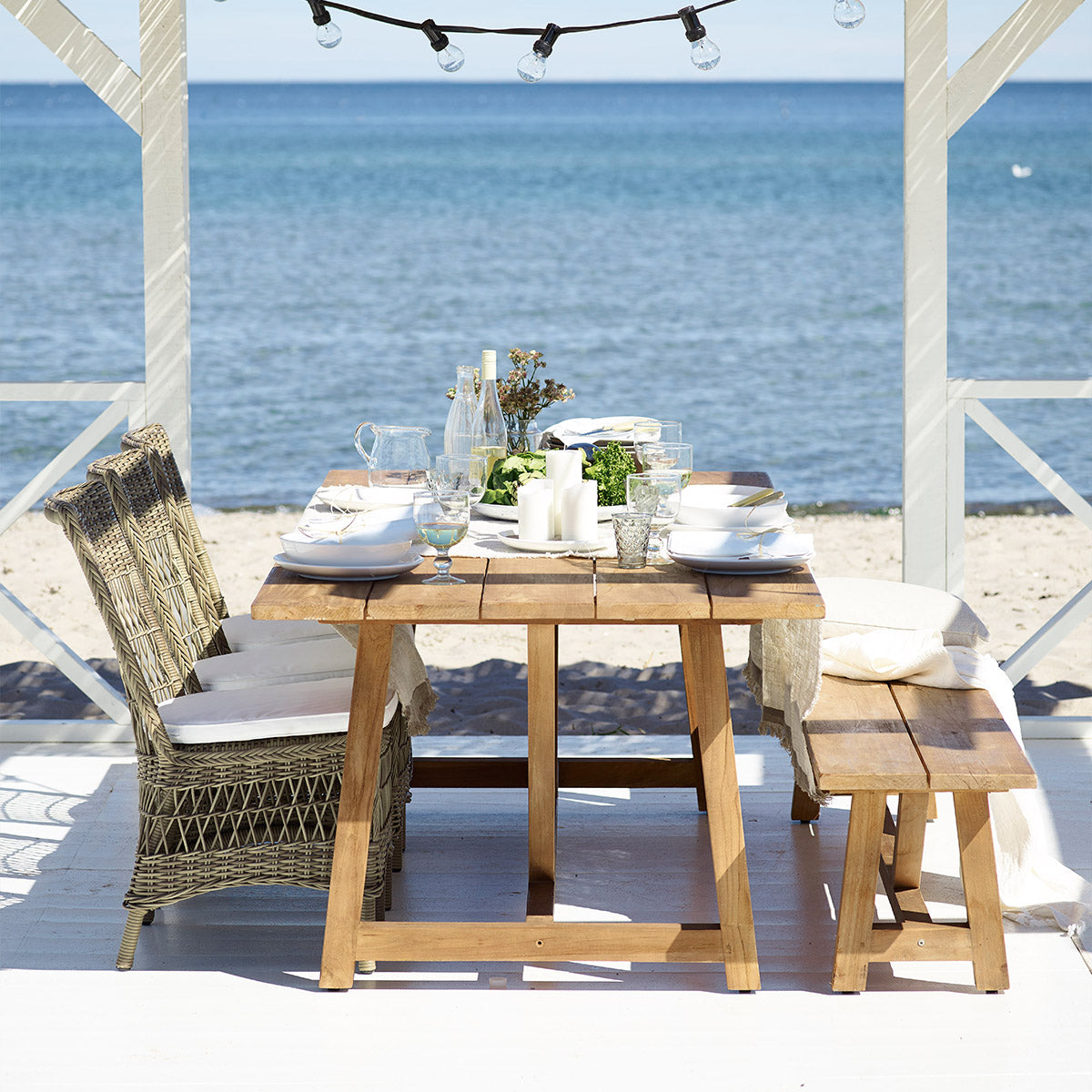 George Teak Spisebord 240x100 cm