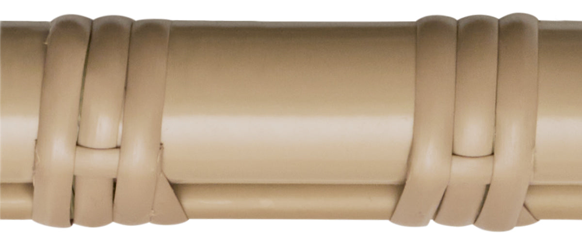 Sand (lys beige) aluminiumsstel med matchende ArtFibre vævning — specialfarve til Sika-Design Exterior møbler