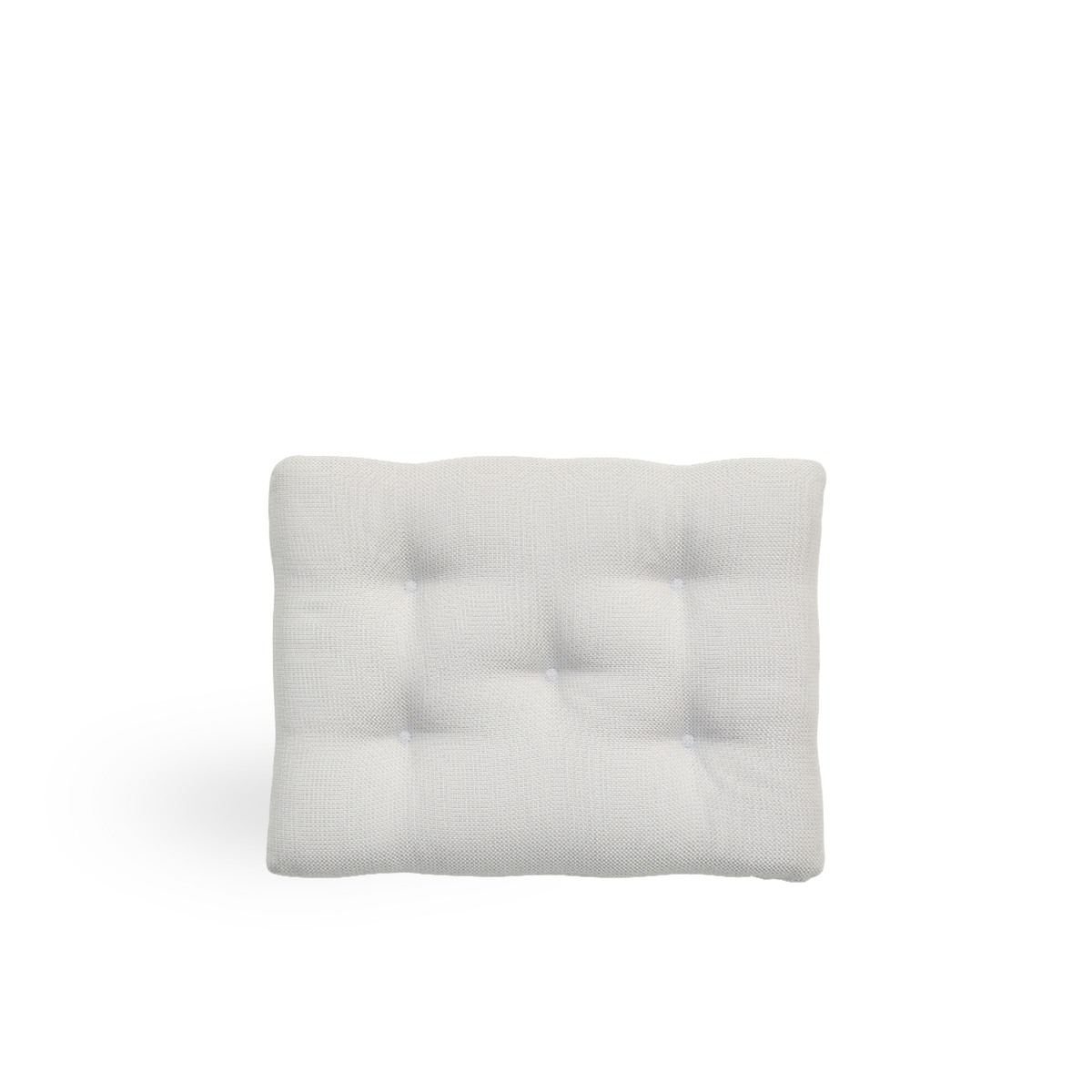 Billede af Seat cushion | Teddy Exterior Footstool vist med hvidt stof