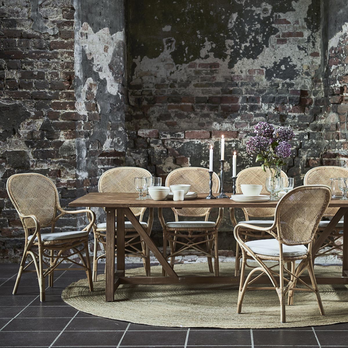 Jute Tæppe Ø280 cm