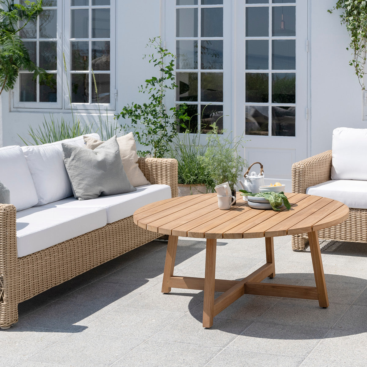 Victor Teak Loungebord Ø120 cm