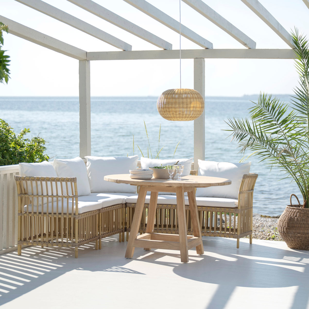 Meghan Exterior Spisebordsbænk | Center Modul