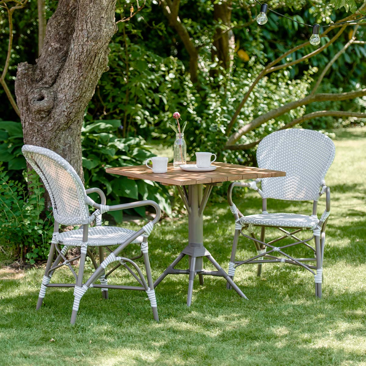 Nicole Cafébord | Teak 70x70 cm