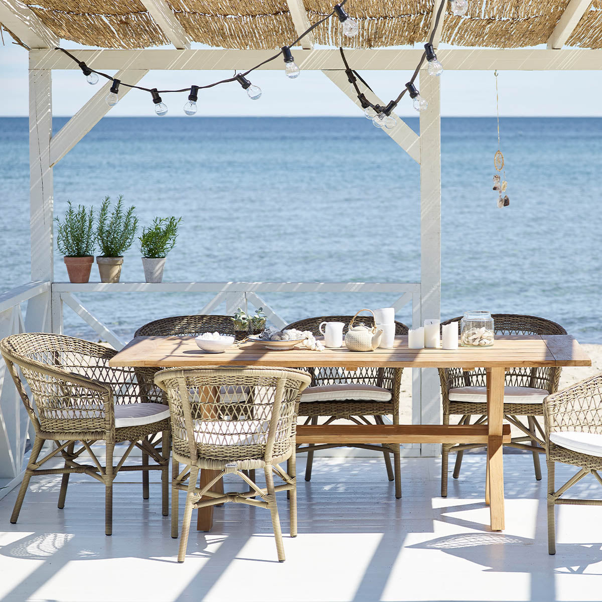 Colonial Teak Spisebord 200x100 cm