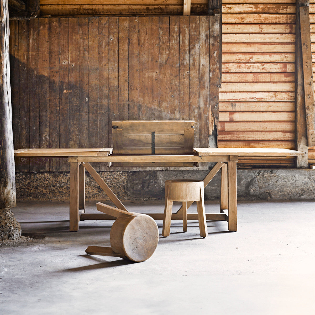 George Teak Udtræksbord 200/280x100 cm