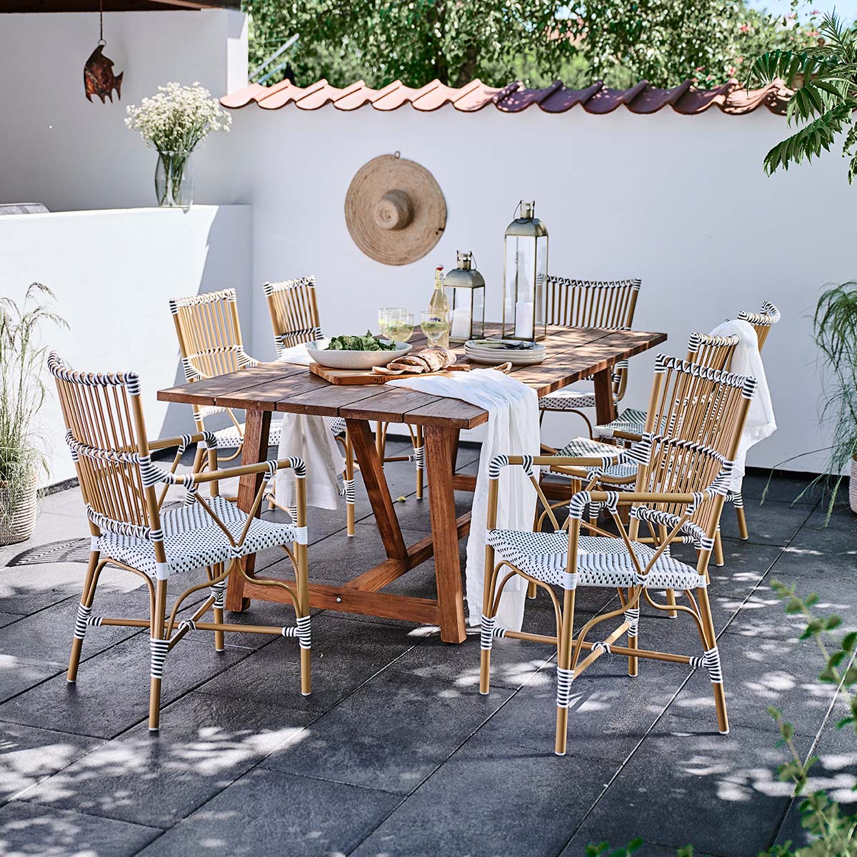 Monique Exterior Caféstol m/ Armlæn