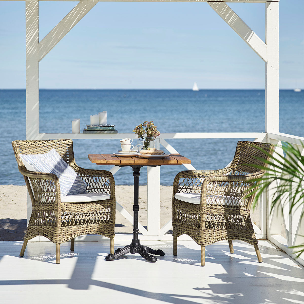 Lyon Cafébord | Teak 70x70 cm